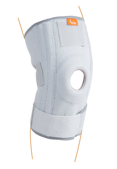 KE004 Compression Stabilized Open Knee Support